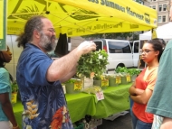 Chef Dean Gold take Brainfood on field trip to Farmers Market